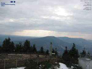 Lysá hora - Pohled na jihozápad, Smrk - 22.3.2026 v 15:30 Lysá hora - Pohled na jihozápad, Smrk - 22.3.2026 v 15:30