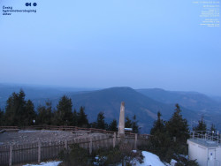 Pohled na jihozápad, Smrk