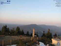 Pohled na jihozápad, Smrk