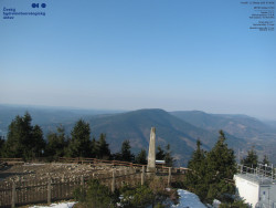 Pohled na jihozápad, Smrk