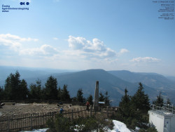 Pohled na jihozápad, Smrk