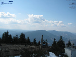 Pohled na jihozápad, Smrk