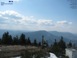 Pohled na jihozápad, Smrk