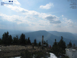 Pohled na jihozápad, Smrk