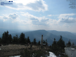 Pohled na jihozápad, Smrk