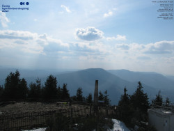 Pohled na jihozápad, Smrk