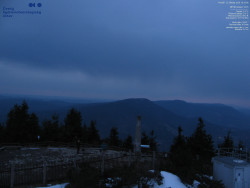 Pohled na jihozápad, Smrk