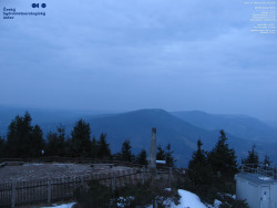 Pohled na jihozápad, Smrk