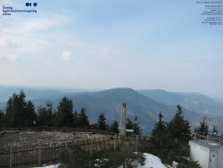 Pohled na jihozápad, Smrk