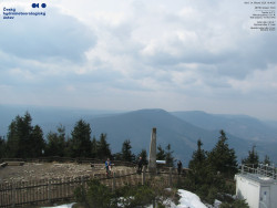 Pohled na jihozápad, Smrk