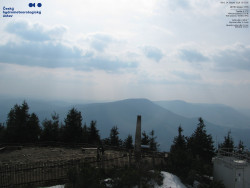 Pohled na jihozápad, Smrk