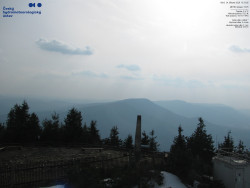 Pohled na jihozápad, Smrk