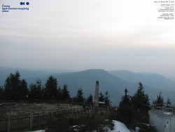 Pohled na jihozápad, Smrk