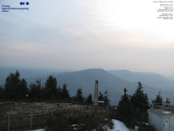 Pohled na jihozápad, Smrk