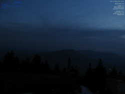 Pohled na jihozápad, Smrk