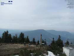 Pohled na jihozápad, Smrk