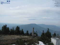 Pohled na jihozápad, Smrk