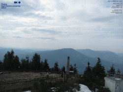 Pohled na jihozápad, Smrk