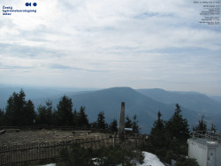 Pohled na jihozápad, Smrk