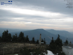 Pohled na jihozápad, Smrk