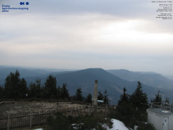 Pohled na jihozápad, Smrk