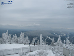 Pohled na jihozápad, Smrk
