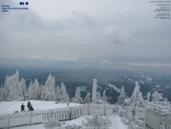 Pohled na jihozápad, Smrk