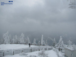 Pohled na jihozápad, Smrk