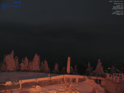 Pohled na jihozápad, Smrk