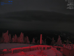 Pohled na jihozápad, Smrk