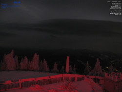 Pohled na jihozápad, Smrk