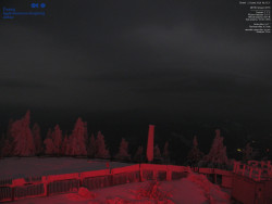 Pohled na jihozápad, Smrk