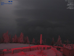 Pohled na jihozápad, Smrk