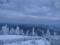 Pohled na jihozápad, Smrk