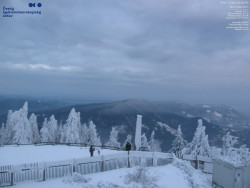 Pohled na jihozápad, Smrk