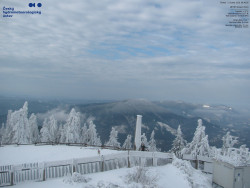 Pohled na jihozápad, Smrk