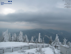 Pohled na jihozápad, Smrk