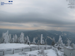 Pohled na jihozápad, Smrk