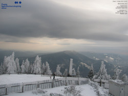 Pohled na jihozápad, Smrk