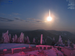 Pohled na jihozápad, Smrk