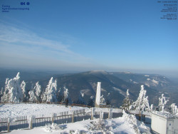 Pohled na jihozápad, Smrk