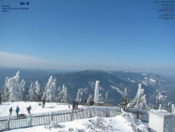 Pohled na jihozápad, Smrk