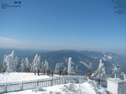 Pohled na jihozápad, Smrk