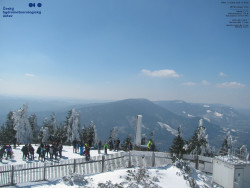 Pohled na jihozápad, Smrk