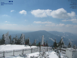 Pohled na jihozápad, Smrk