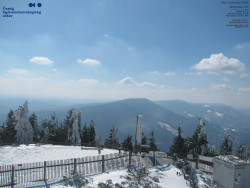 Pohled na jihozápad, Smrk