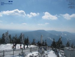 Pohled na jihozápad, Smrk