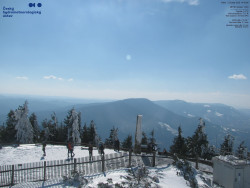 Pohled na jihozápad, Smrk