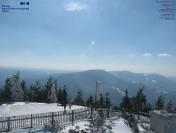 Pohled na jihozápad, Smrk