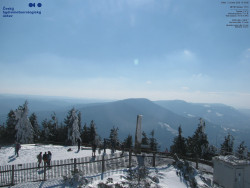 Pohled na jihozápad, Smrk